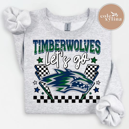 TIMBERWOLVES LET’S GO - DTF TRANSFER