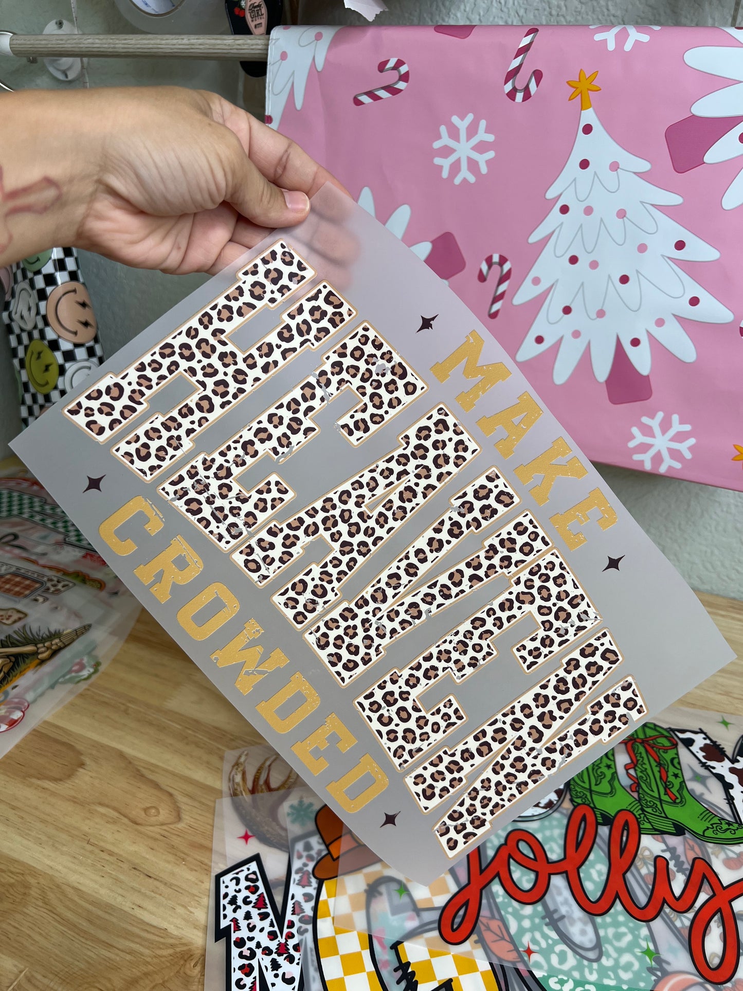 LEOPARD MAKE HEAVEN CROWDED (2 OPTIONS) - DTF TRANSFER