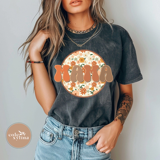 BOHO FLORAL MAMA - DTF TRANSFER