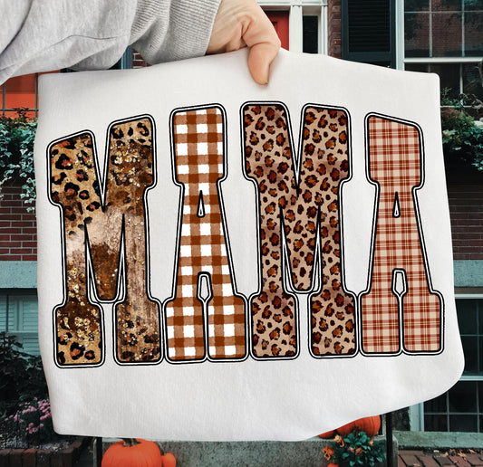 FALL LEOPARD MAMA - DTF TRANSFER