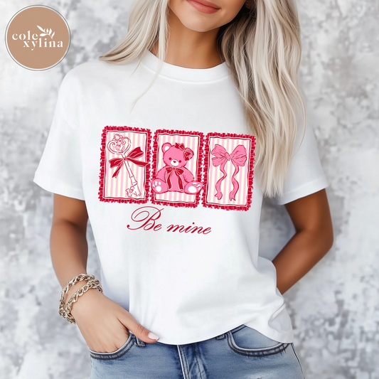 VALENTINE FRAMES BE MINE - DTF TRANSFER