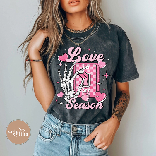 LOVE SEASON PINK (2 OPTIONS) - DTF TRANSFER