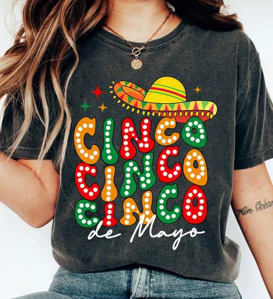 CINCO CINCO CINCO DE MAYO - DTF TRANSFER
