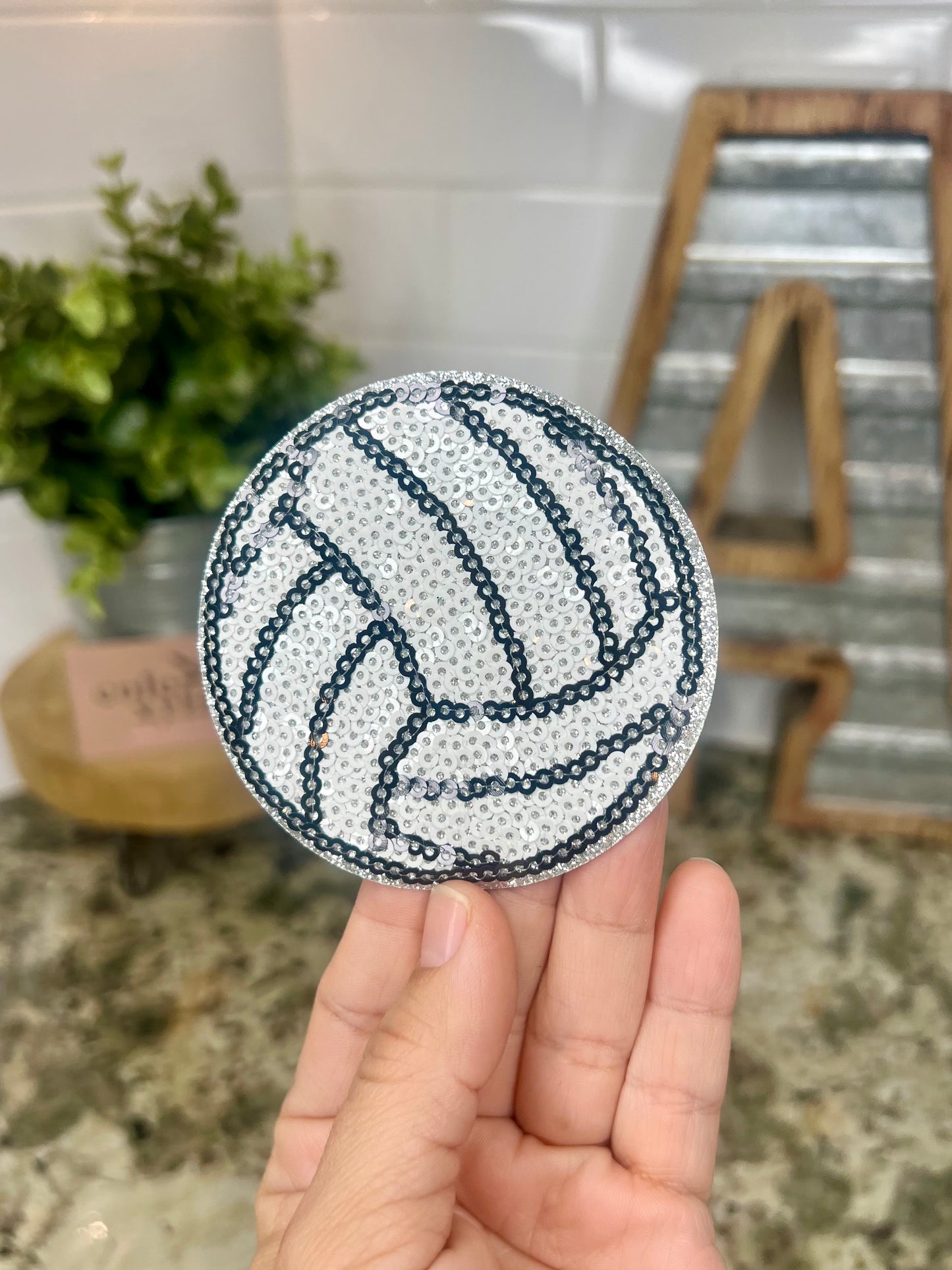 VOLLEYBALL - MINI SEQUIN PATCH