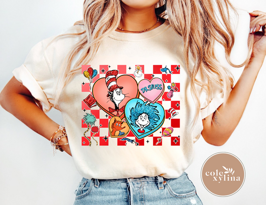 READ AMERICA HEARTS - DTF TRANSFER