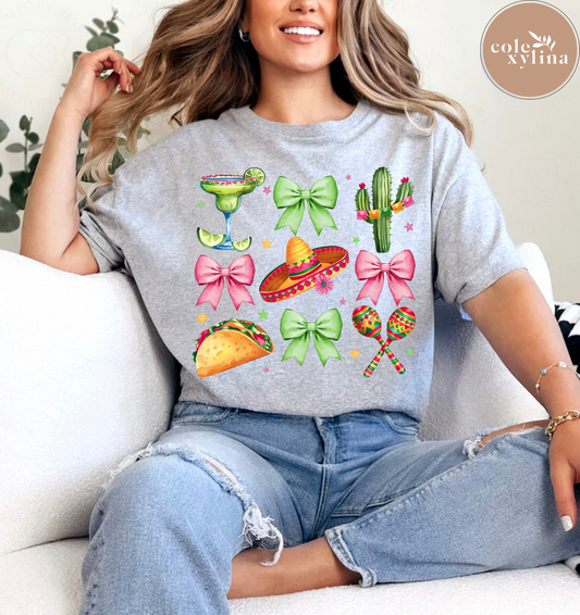 CINCO DE MAYO BOWS - DTF TRANSFER