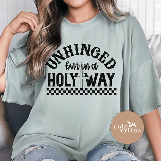 UNHINGED BUT IN A HOLY WAY (2 OPTIONS) - DTF TRANSFER