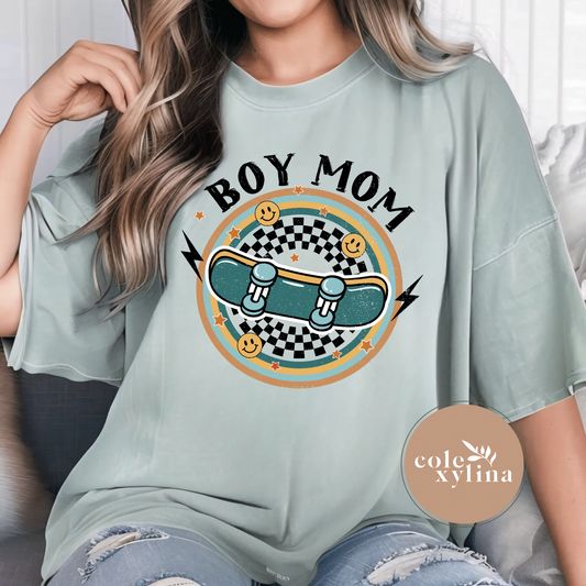 SKATEBOARD BOY MOM - DTF TRANSFER
