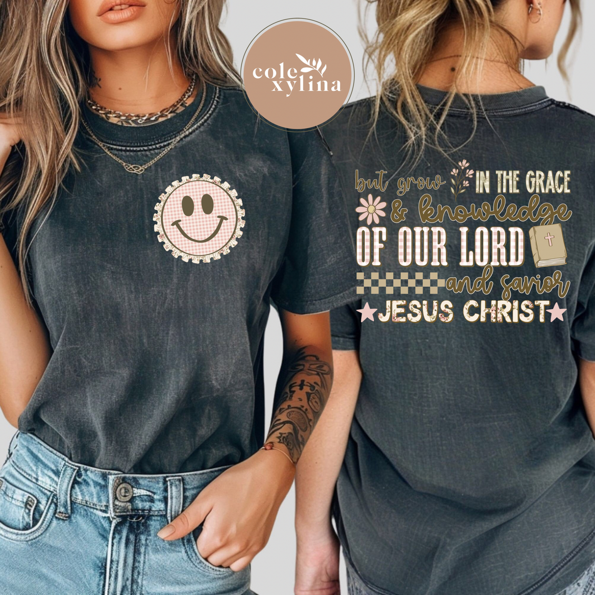 GROW IN THE GRACE BACK - DTF TRANSFER