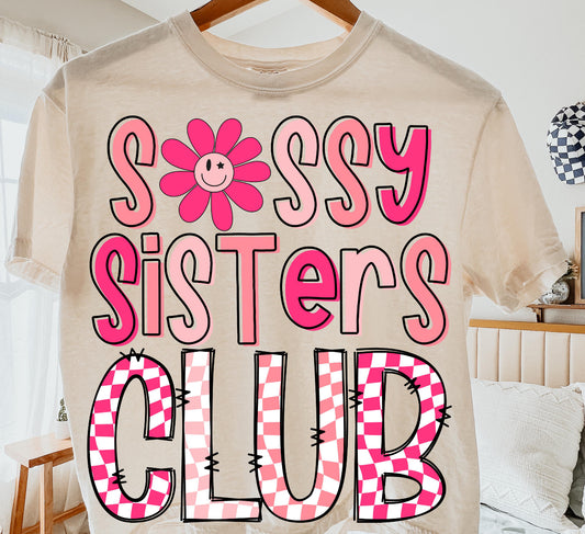 SASSY SISTER CLUB - DTF TRANSFER