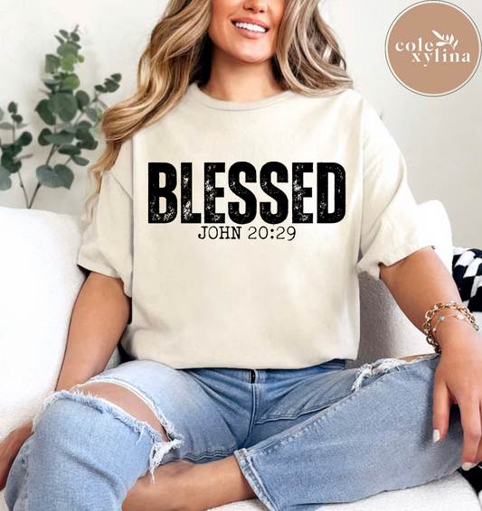BLESSED JOHN 20:29 - DTF TRANSFER