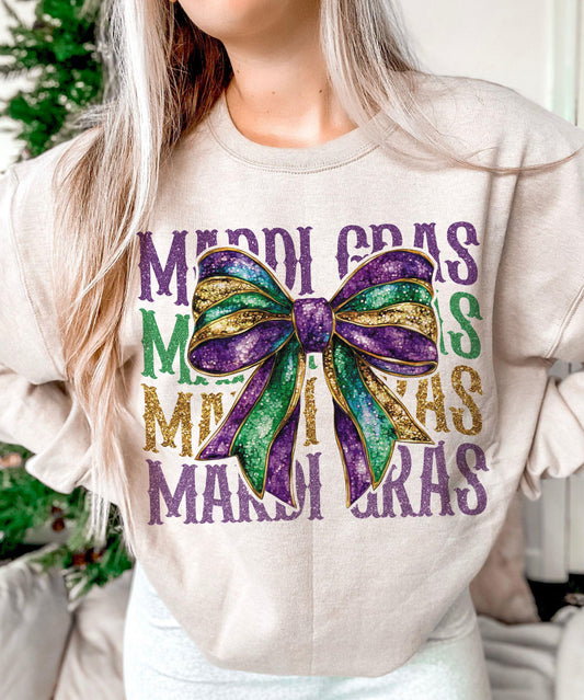 MARDI GRAS COQUETTE - DTF TRANSFER