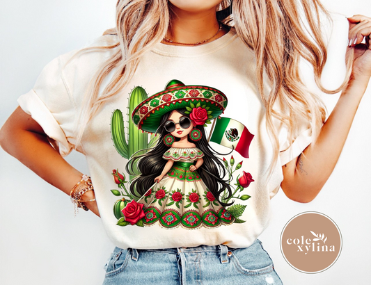 MEXICAN GIRL A2 - DTF TRANSFER