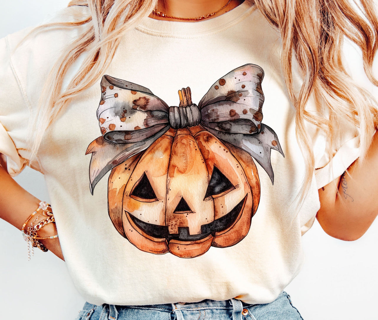(DTF TRANSFER) WATERCOLOR PUMPKIN