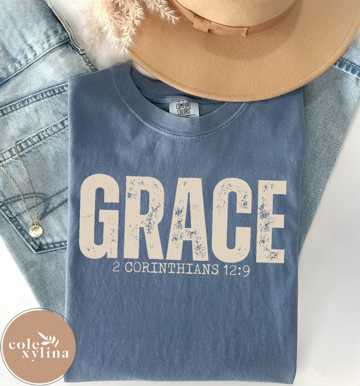 GRACE 2 CORINTHIANS 12:9 - DTF TRANSFER