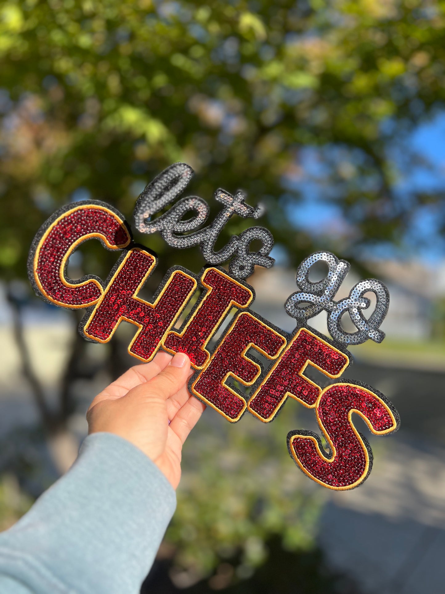 LET’S GO CHIEFS - CHENILLE PATCH