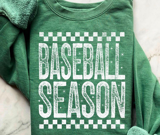 GRUNGE BASEBALL SEASON (3 COLOR OPTIONS) - DTF TRANSFER