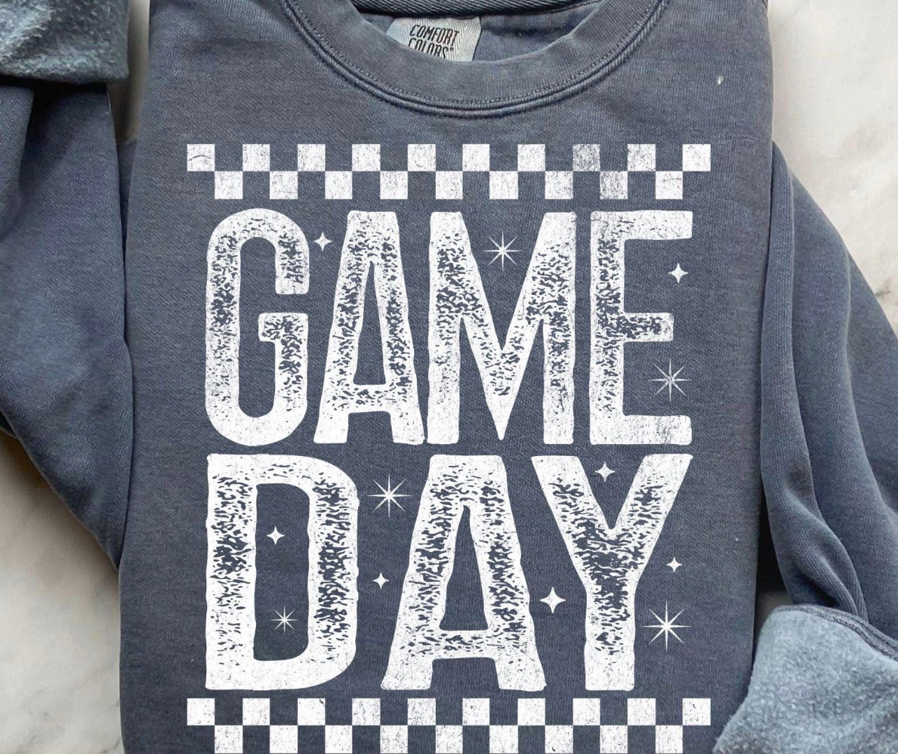 GRUNGE GAME DAY BASEBALL (3 COLOR OPTIONS) - DTF TRANSFER