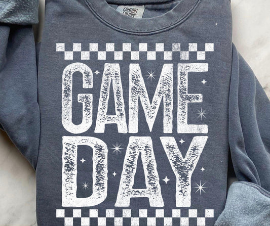 GRUNGE GAME DAY BASEBALL (3 COLOR OPTIONS) - DTF TRANSFER
