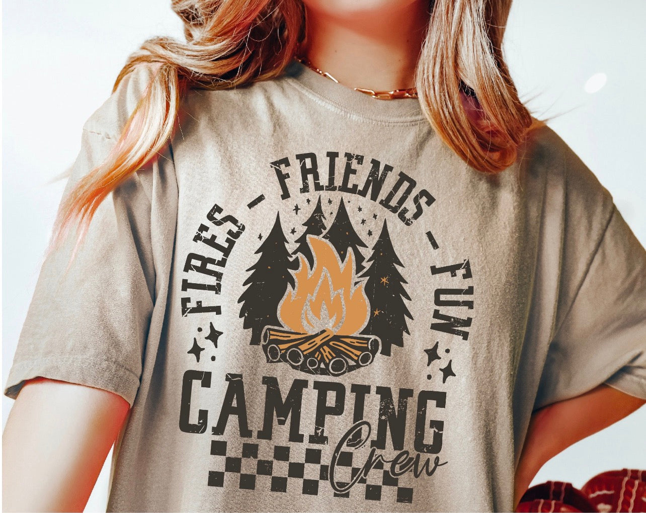 FIRE FRIENDS FUN CAMPING - DTF TRANSFER